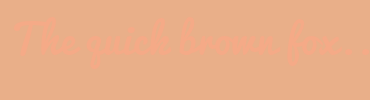 Image with Font Color F5AA87 and Background Color E9AF89